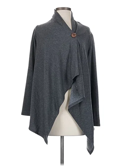 Pre-owned Bobeau Poncho In Gray