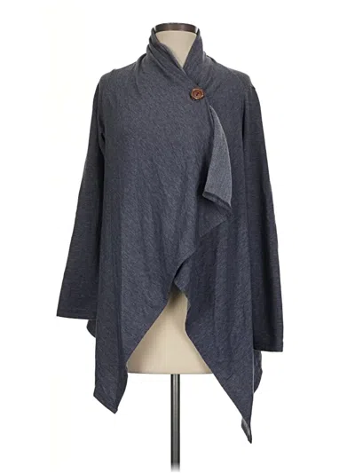 Pre-owned Bobeau Poncho In Gray