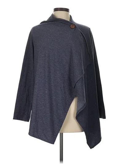 Pre-owned Bobeau Poncho In Gray