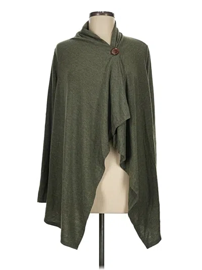 Pre-owned Bobeau Poncho In Green