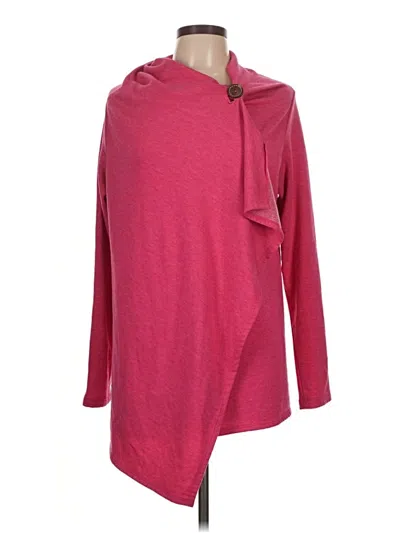 Pre-owned Bobeau Poncho In Pink