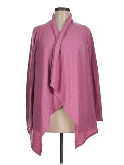 Pre-owned Bobeau Poncho In Pink