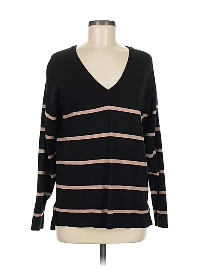 Pre-owned Bobeau Pullover Sweater In Black