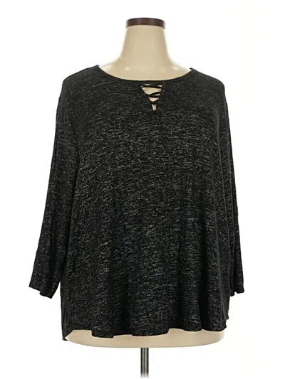 Pre-owned Bobeau Pullover Sweater In Black