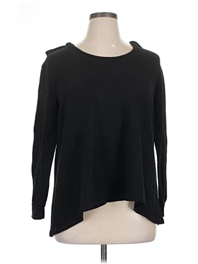 Pre-owned Bobeau Pullover Sweater In Black