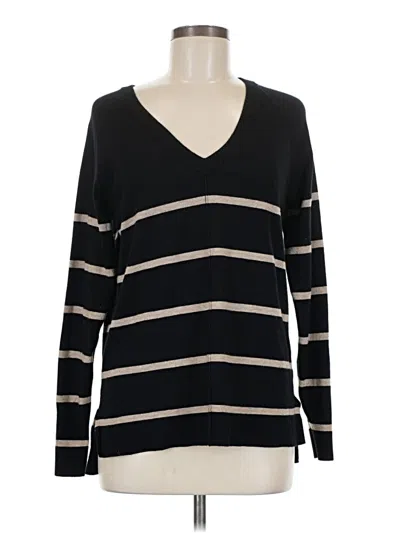 Pre-owned Bobeau Pullover Sweater In Black