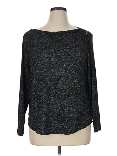 Pre-owned Bobeau Pullover Sweater In Black