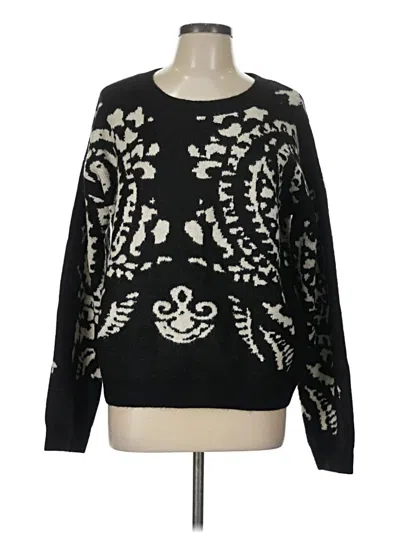 Pre-owned Bobeau Pullover Sweater In Black