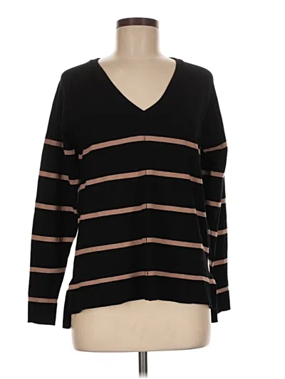 Pre-owned Bobeau Pullover Sweater In Black