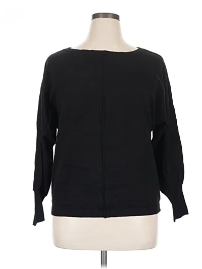Pre-owned Bobeau Pullover Sweater In Black