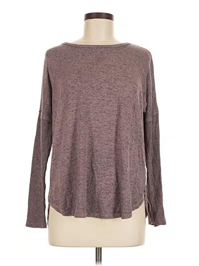 Pre-owned Bobeau Pullover Sweater In Brown