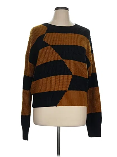 Pre-owned Bobeau Pullover Sweater In Brown