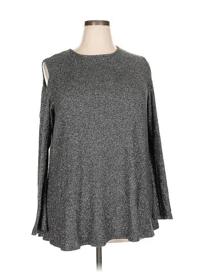 Pre-owned Bobeau Pullover Sweater In Gray