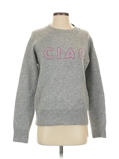 Pre-owned Bobeau Pullover Sweater In Gray