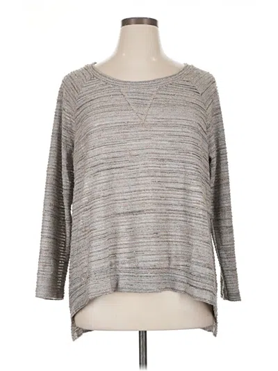 Pre-owned Bobeau Pullover Sweater In Gray