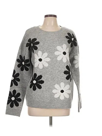 Pre-owned Bobeau Pullover Sweater In Gray