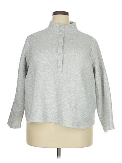 Pre-owned Bobeau Pullover Sweater In Gray