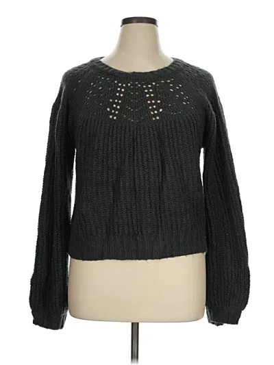 Pre-owned Bobeau Pullover Sweater In Gray