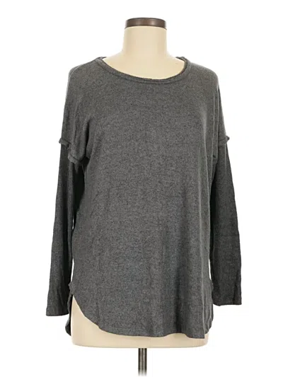 Pre-owned Bobeau Pullover Sweater In Gray