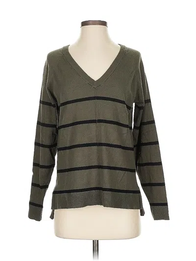 Pre-owned Bobeau Pullover Sweater In Green