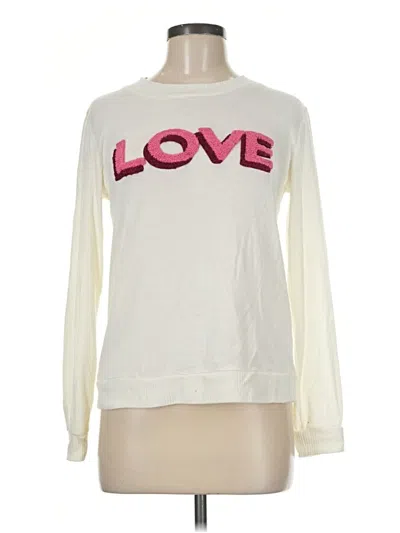 Pre-owned Bobeau Pullover Sweater In Ivory