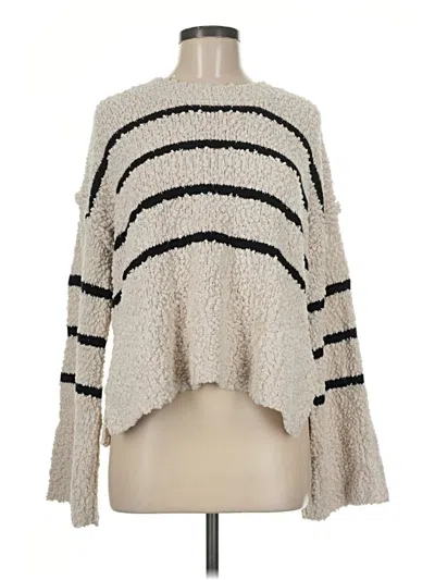 Pre-owned Bobeau Pullover Sweater In Ivory