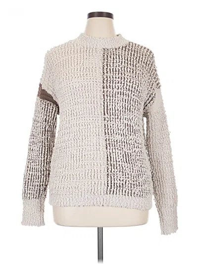 Pre-owned Bobeau Pullover Sweater In Ivory