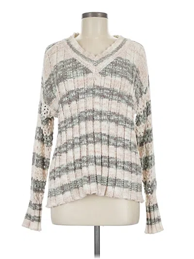 Pre-owned Bobeau Pullover Sweater In Ivory