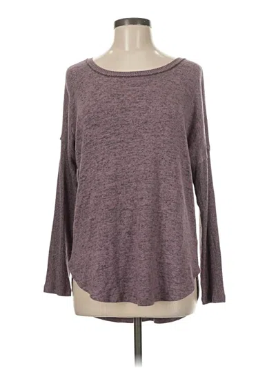Pre-owned Bobeau Pullover Sweater In Purple