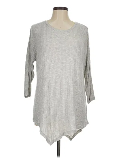 Pre-owned Bobeau Pullover Sweater In Silver