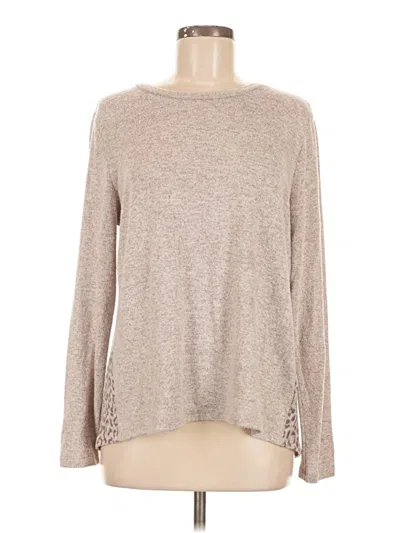 Pre-owned Bobeau Pullover Sweater In Tan