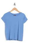 Bobeau Relaxed Drop Shoulder T-shirt In Light Blue