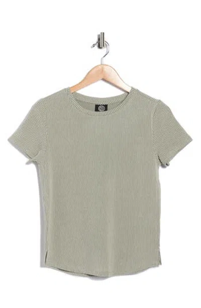 Bobeau Rib T-shirt In Neutral
