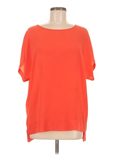 Pre-owned Bobeau Short Sleeve Top Orange Boatneck Tops