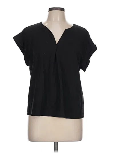 Pre-owned Bobeau Short Sleeve T-shirt In Black