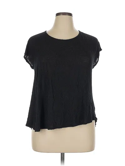 Pre-owned Bobeau Short Sleeve T-shirt In Black