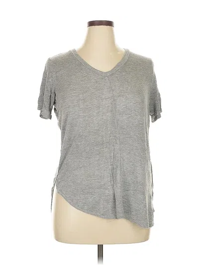 Pre-owned Bobeau Short Sleeve T-shirt In Gray