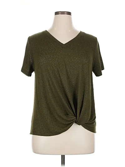 Pre-owned Bobeau Short Sleeve T-shirt In Green