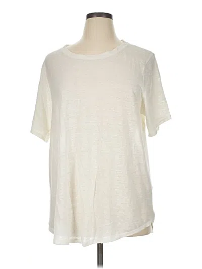 Pre-owned Bobeau Short Sleeve T-shirt In Ivory