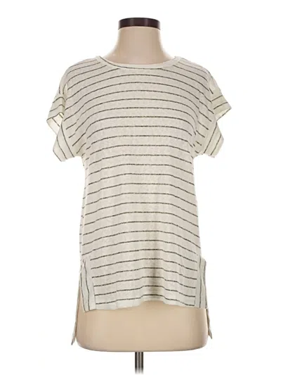 Pre-owned Bobeau Short Sleeve T-shirt In Ivory