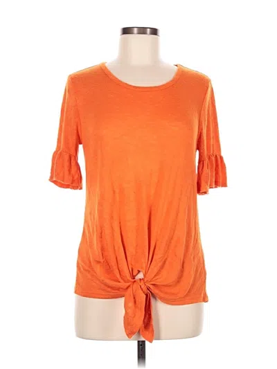 Pre-owned Bobeau Short Sleeve T-shirt In Orange
