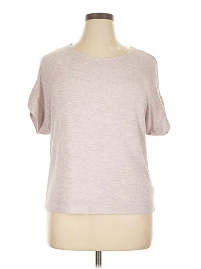 Pre-owned Bobeau Short Sleeve T-shirt In Pink