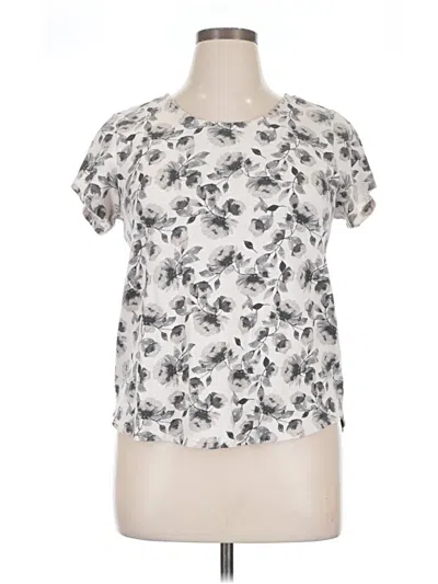 Pre-owned Bobeau Short Sleeve T-shirt In Silver