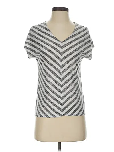 Pre-owned Bobeau Short Sleeve T-shirt In Silver