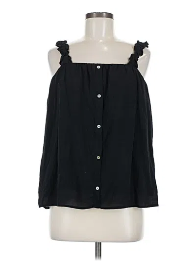 Pre-owned Bobeau Sleeveless Blouse In Black