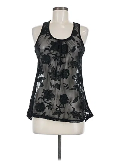 Pre-owned Bobeau Sleeveless Blouse In Black