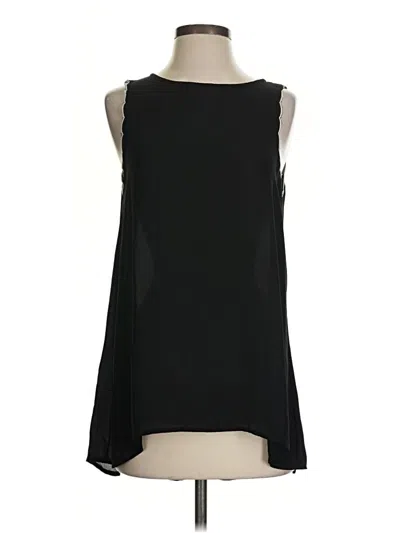 Pre-owned Bobeau Sleeveless Blouse In Black