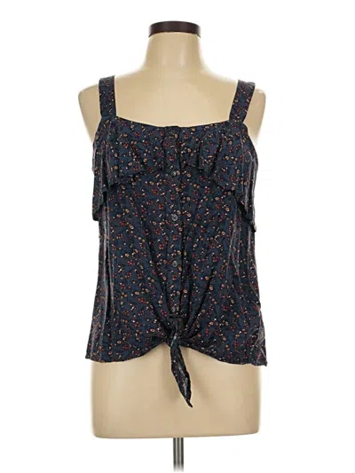 Pre-owned Bobeau Sleeveless Blouse In Blue