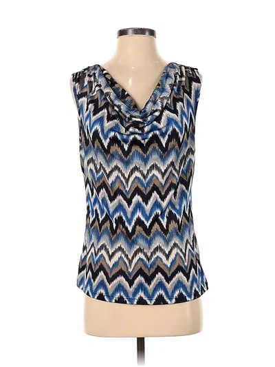 Pre-owned Bobeau Sleeveless Blouse In Blue
