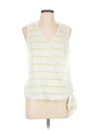 Pre-owned Bobeau Sleeveless Blouse In Green